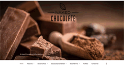 Desktop Screenshot of nakedchocolate.ca